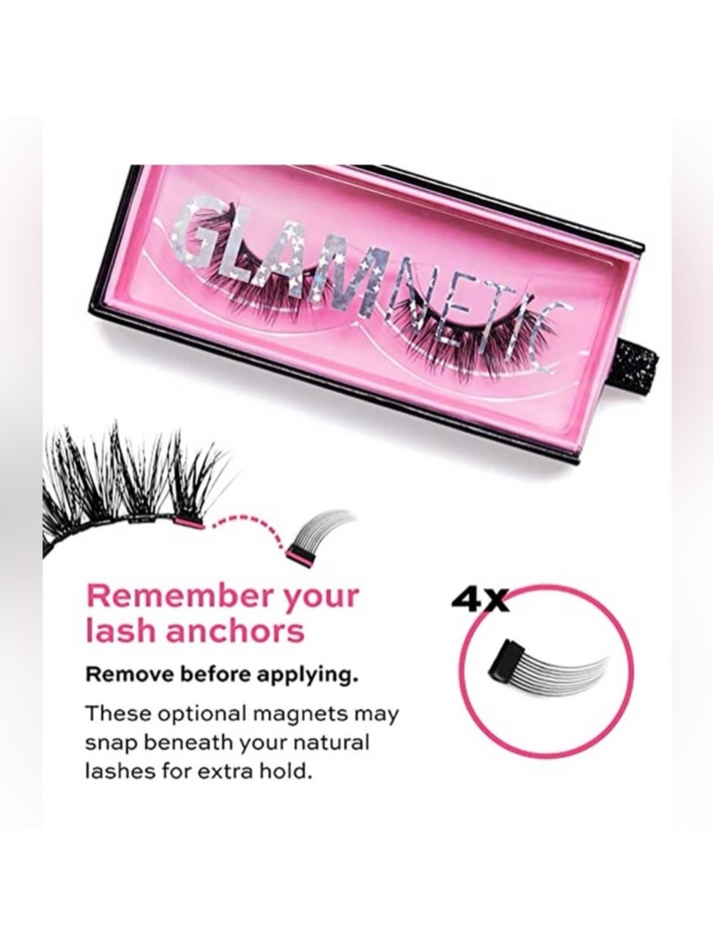 GLAMNETIC VIP Long Cat Eye (13mm-16mm) Magnetic Lashes - One Set - Picture 3 of 14